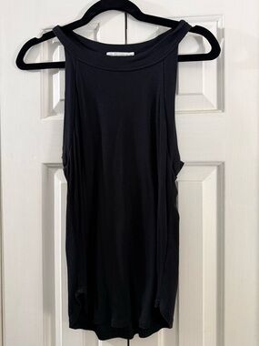 Threads 4 Thought Black Ribbed Tank Top